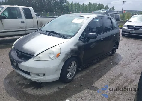 2007 Honda Fit Sport z USA, uszkodzony, nr VIN JHMGD38657S024112